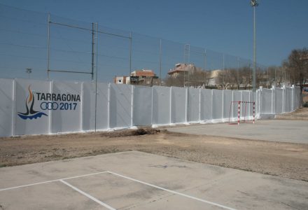 El mur exterior del camp de futbol de Bonavista acollirà aquesta intervenció artística