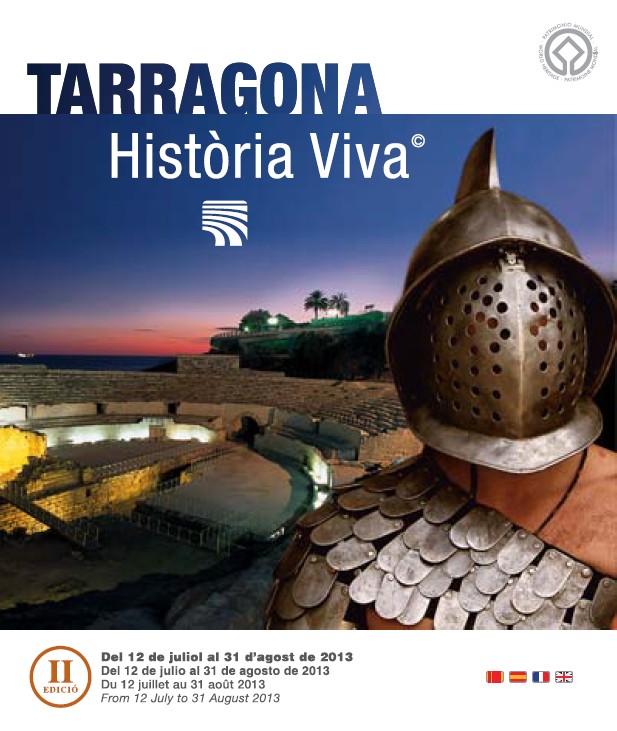 Cartell del cicle d'espectacles de reconstrucció històrica Tarragona Història Viva