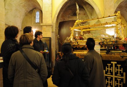 Visita guiada al pas del Sant Sepulcre. Foto Auriga Serveis Culturals