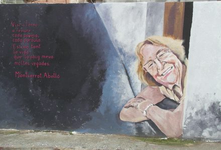 Mural homenatge a Montserrat Abelló 3