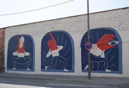 Mural Bonavista Santa Tecla 700. Murs que parlen. Alba Rodríguez