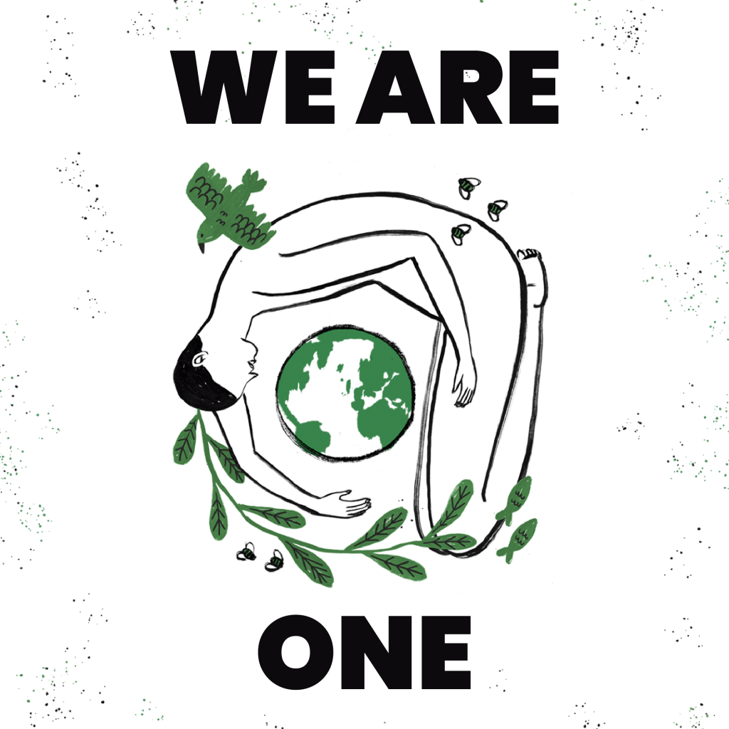 Obra 'We Are One (Planet)' d'Alba Domingo creada per a la iniciativa 'SPRINTS for Climate'