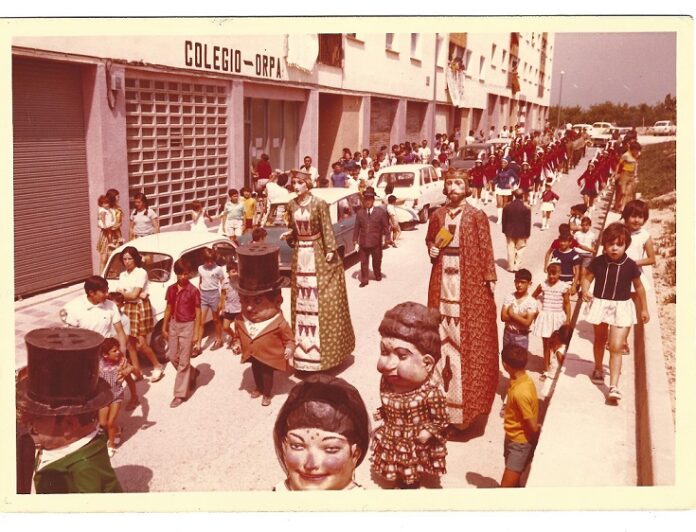 Festa Major del barri de Sant Pere i Sant Pau de 1972. Foto cedida